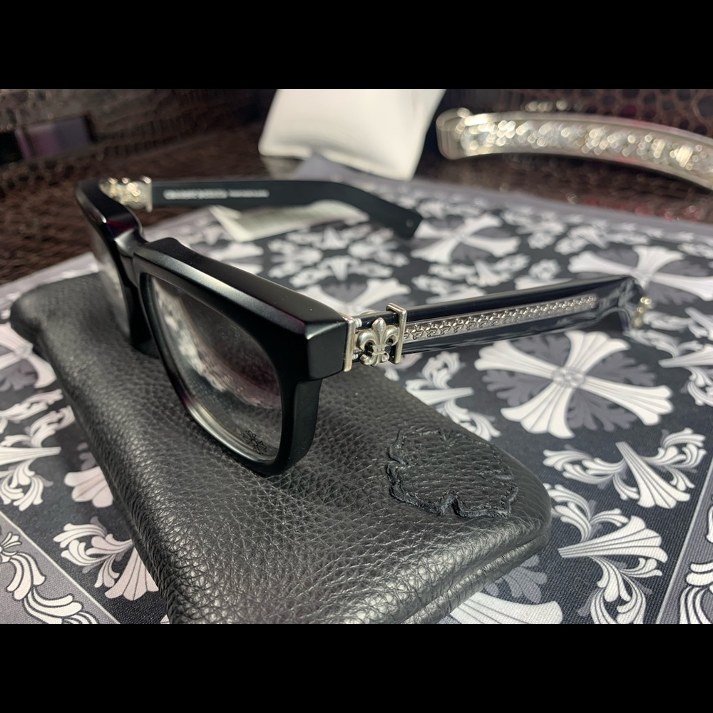 Chrome Hearts “See You in Tea” matte black- rhodium decor